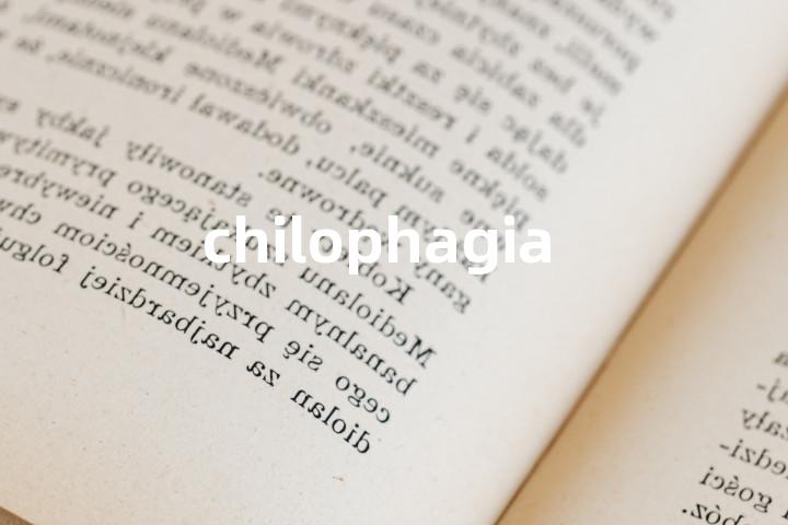 chilophagia