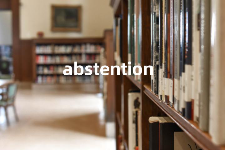 abstention