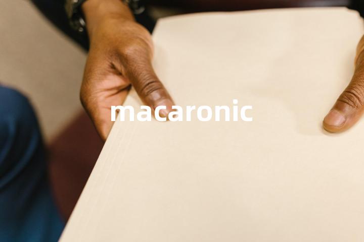 macaronic