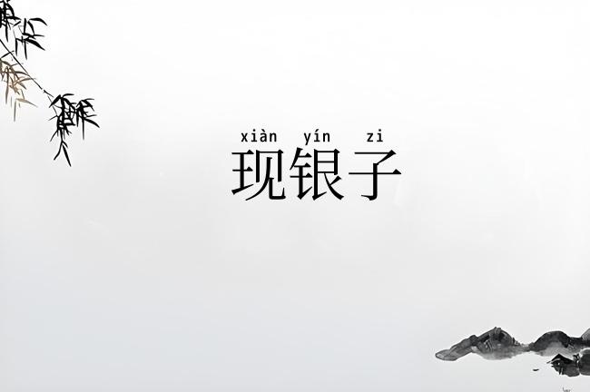 现银子