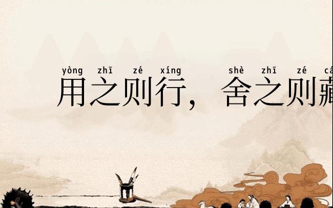 用之则行,舍之则藏