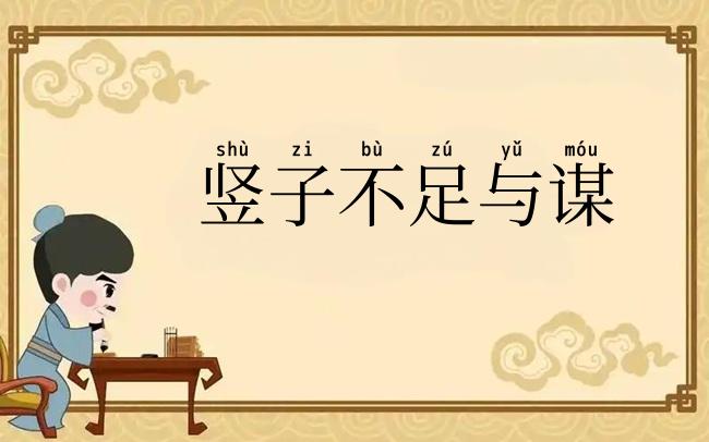 竖子不足与谋