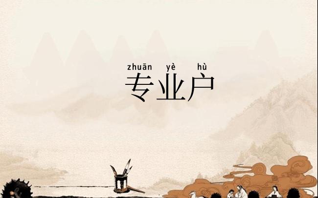 专业户