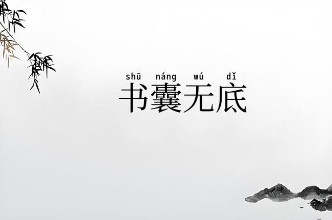 书囊无底