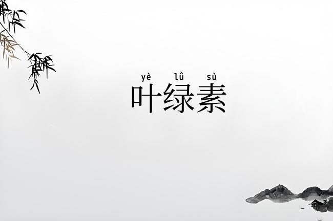 叶绿素