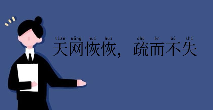 天网恢恢，疏而不失