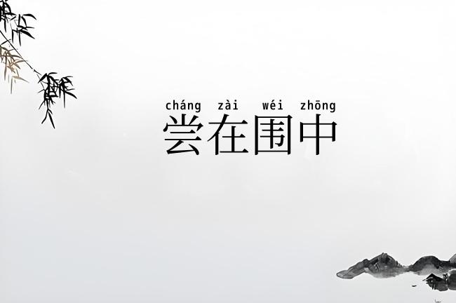 尝在围中