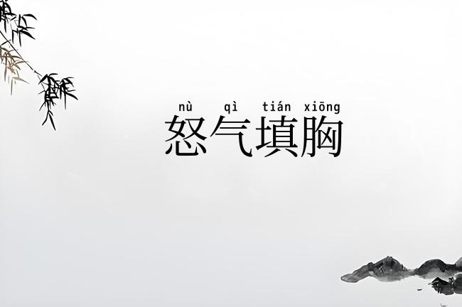 怒气填胸