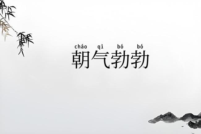 朝气勃勃