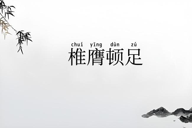 椎膺顿足