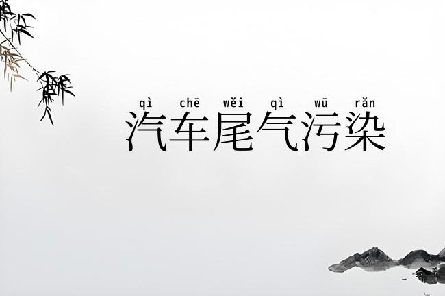 汽车尾气污染