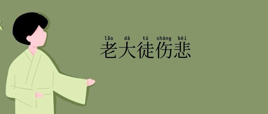 老大徒伤悲