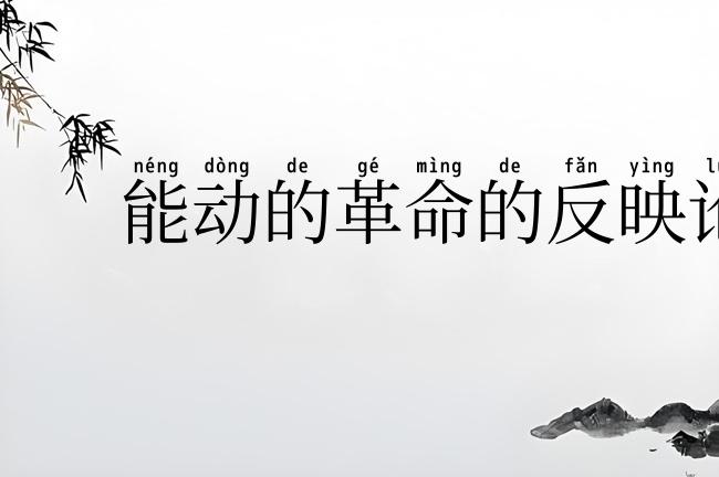 能动的革命的反映论
